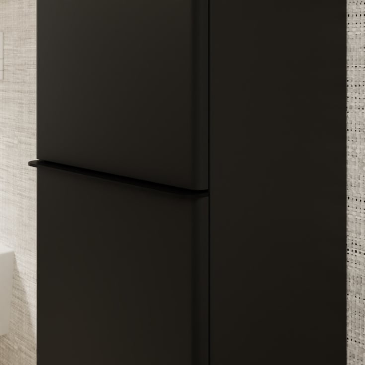 Hansgrohe Xelu Q højskab 40x165,5 cm, højre, mat grå