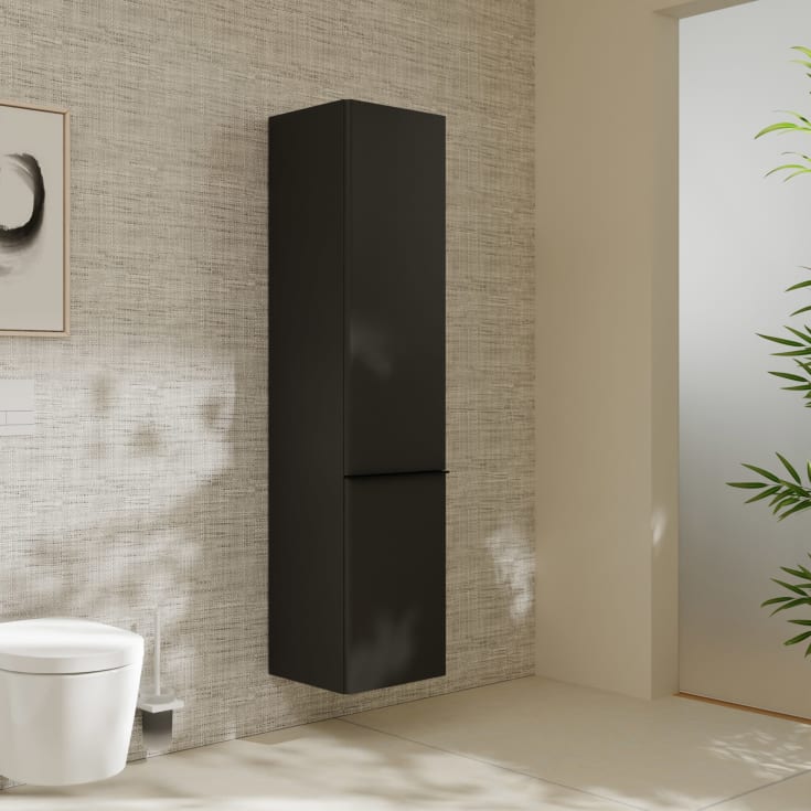 Hansgrohe Xelu Q højskab 40x165,5 cm, højre, mat grå