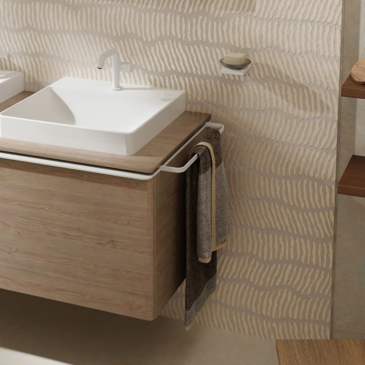 Hansgrohe Xelu Q håndklædeholder til underskab 43 cm, mat hvid
