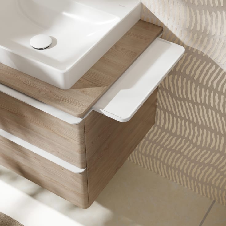 Hansgrohe Xelu Q hylde til underskab 43x14 cm, mat hvid