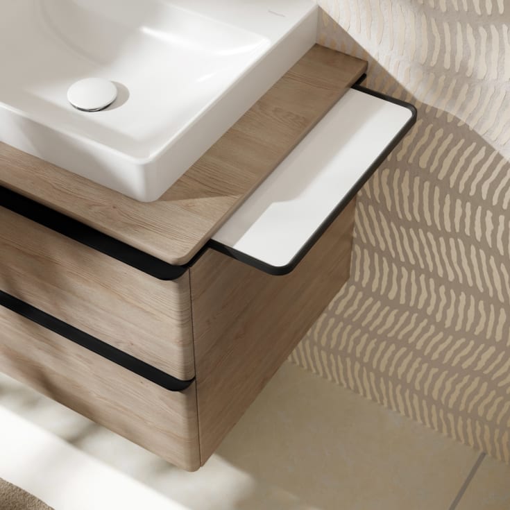 Hansgrohe Xelu Q hylde til underskab 43x14 cm, mat sort