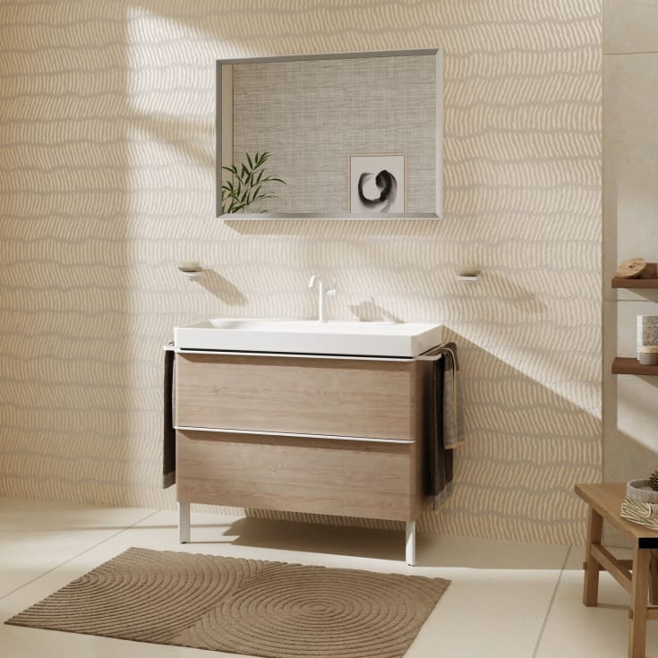 Hansgrohe Xelu Q ben til underskab, 17,4 cm, mat hvid