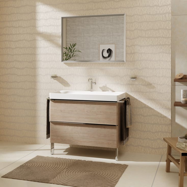 Hansgrohe Xelu Q ben til underskab, 17,4 cm, krom