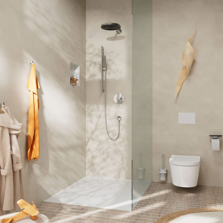 Hansgrohe Pulsify S 100 duschset, vattenbesparande, krom