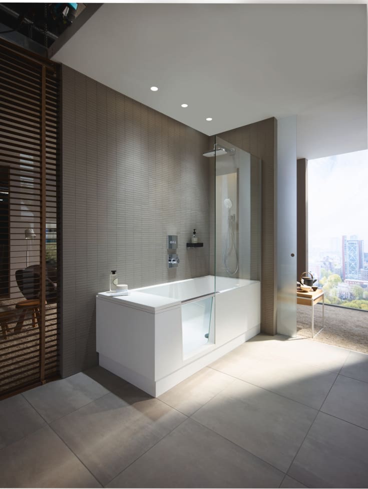 Duravit Shower+Bath badekar, 1700x750 cm, hvid