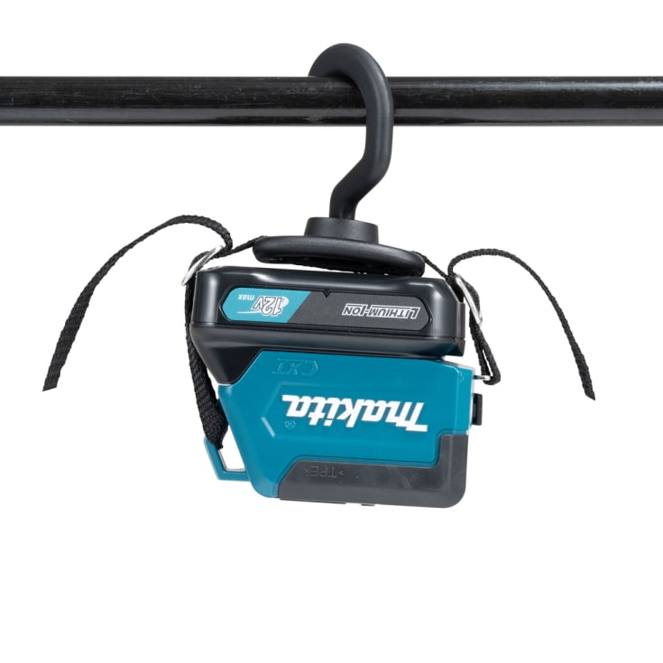 Makita LED-lampe ML107, 12V,150/200 lumen, USB-adapter