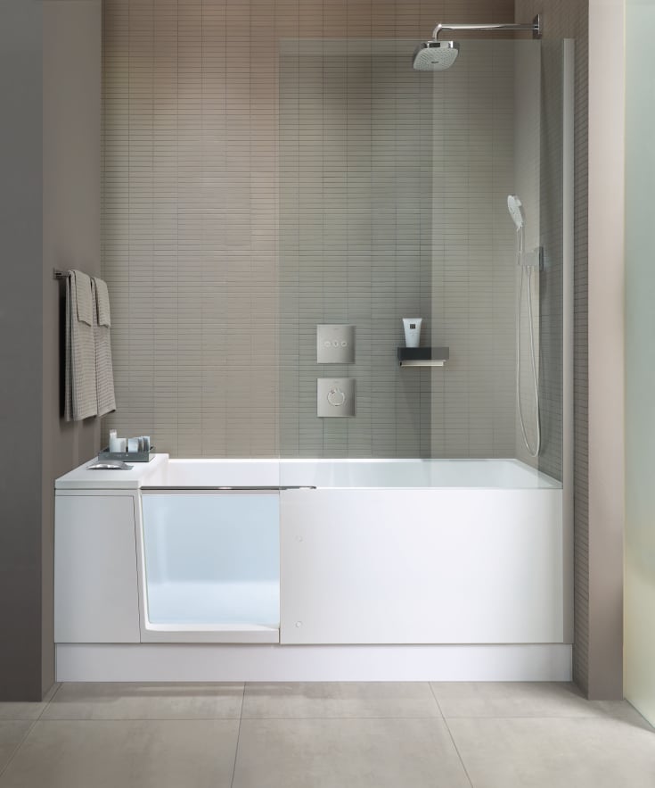 Duravit Shower+Bath badekar, 1700x750 cm, hvid