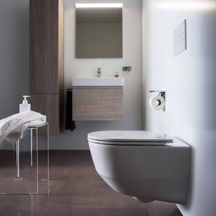 Laufen Pro Slim toiletbræt, soft close, aftagelig, hvid