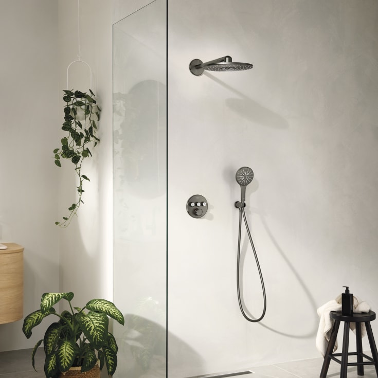 Grohe Grohtherm SmartControl 310 brusesæt, børstet sort krom