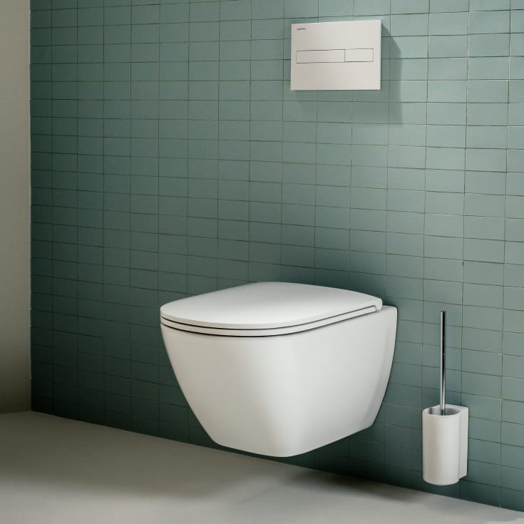 Laufen Lua Slim toiletbræt, soft close, aftagelig, hvid