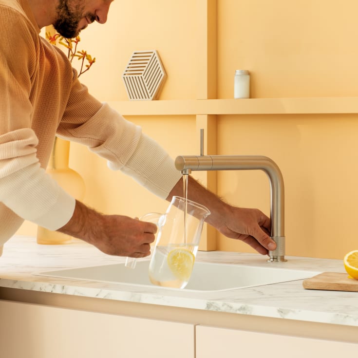 Quooker Front køkkenarmatur, stål