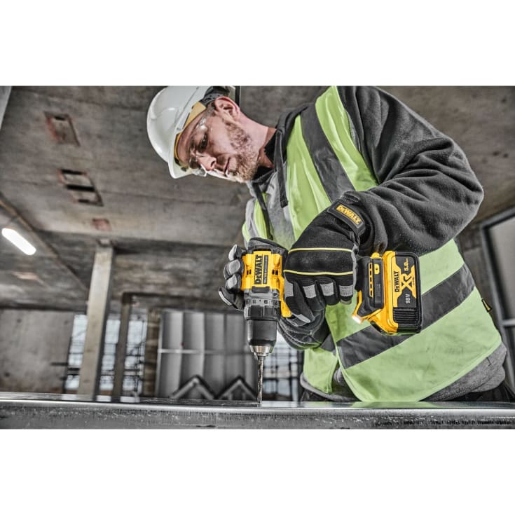 DeWalt 18V XR DCD800P2T-QW skrumaskin, 2 stk. 18V x 5.0 Ah