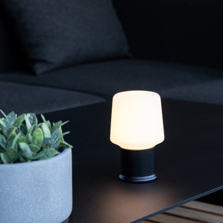 Sackit London bordslampfot, svart, 5 cm