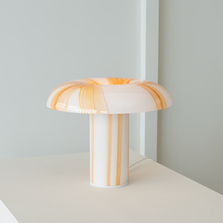 Matias Møllenbach bordlampe, ravfarvet