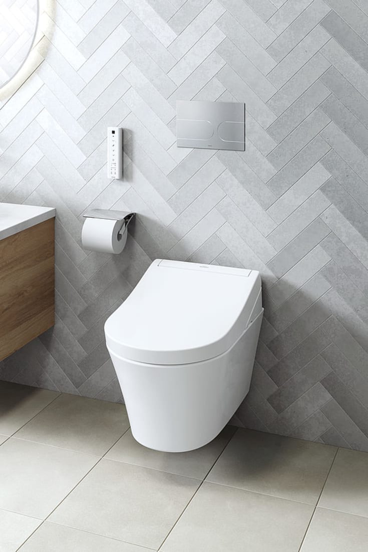 Toto RG Washlet toiletsæde, douche, soft close, hvid