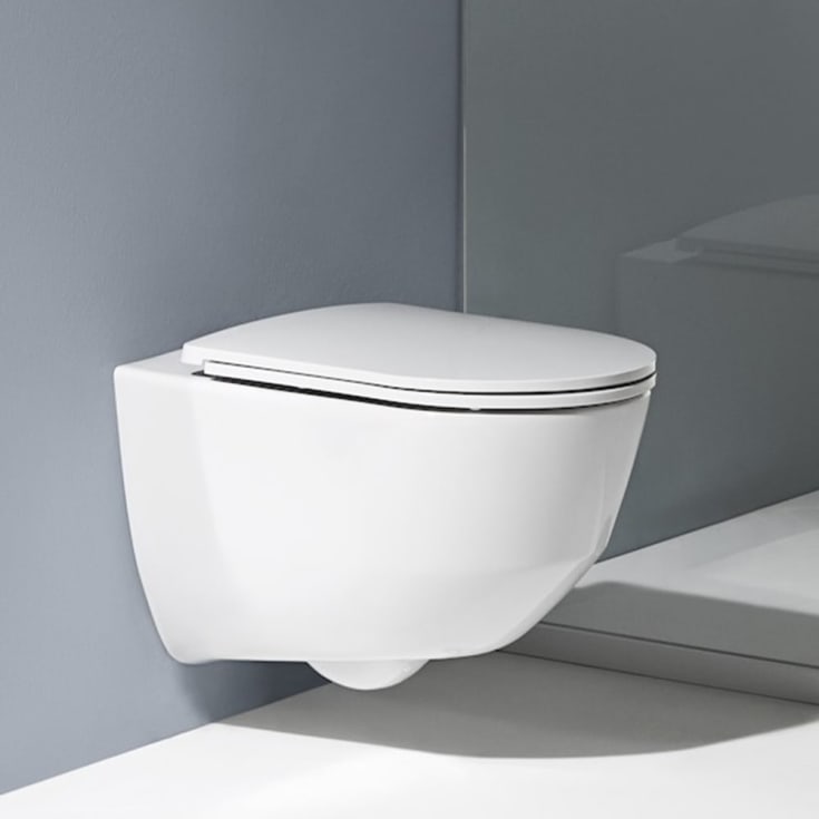 Laufen Pro væghængt toilet, uden skyllekant, hvid