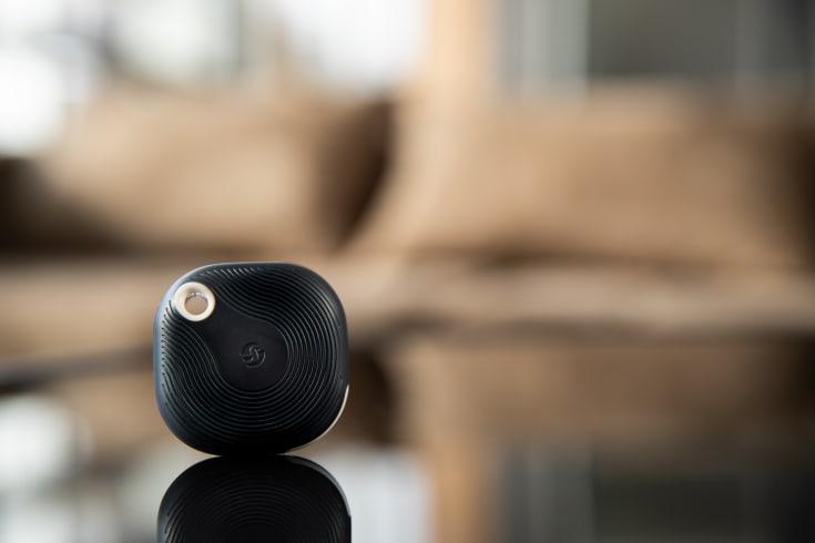 Shelly BLU Button Tough 1 ZB svart - Bluetooth & Zigbee-knapp