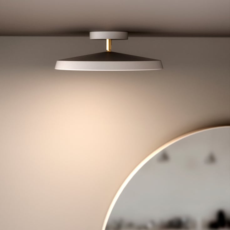 Dftp Kaito Pro loftlampe, hvid, Ø30 cm