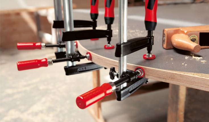 Bessey kantklemme KT5 med 2 spindler