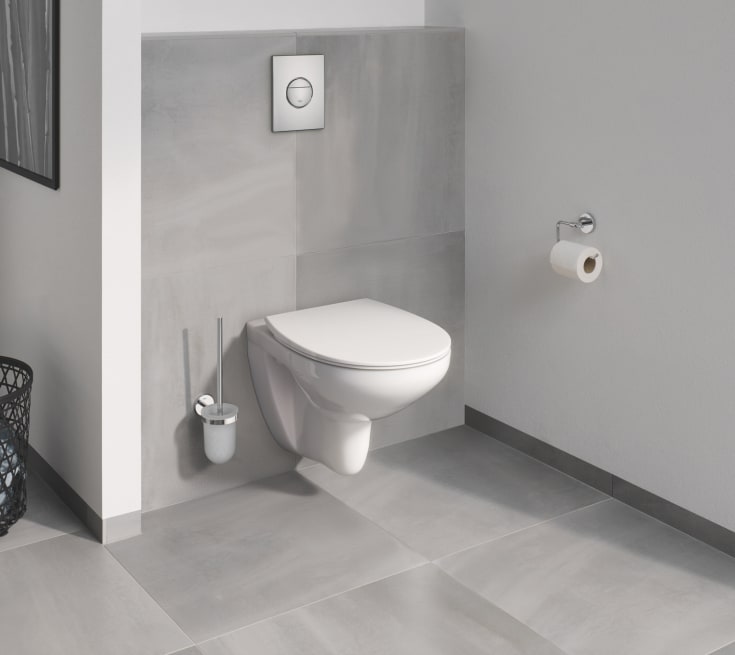 Grohe Bau Contemporary vegghengt toalett, uten spylekant, hvit