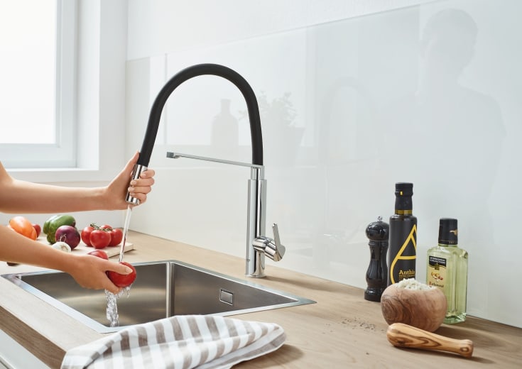 GROHE FEEL duschhuvud 235mm pip 1 hål ett gr blått