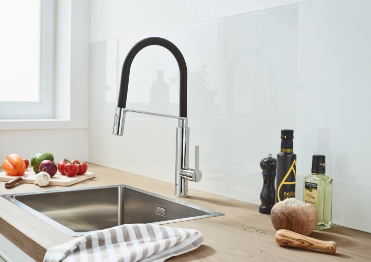 Grohe Feel kjøkkenarmatur, krom