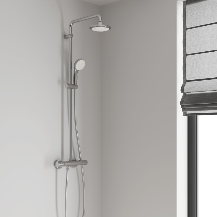 Grohe Vitalio START SHOWER System termostatblandare 2 hål med duschmunstycke/