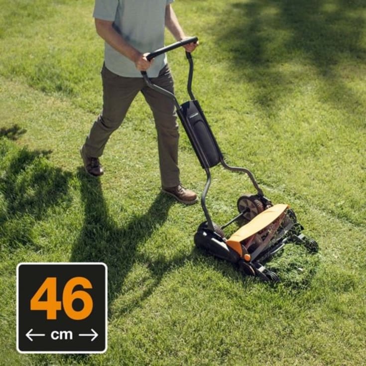 Fiskars Staysharp Max håndplæneklipper