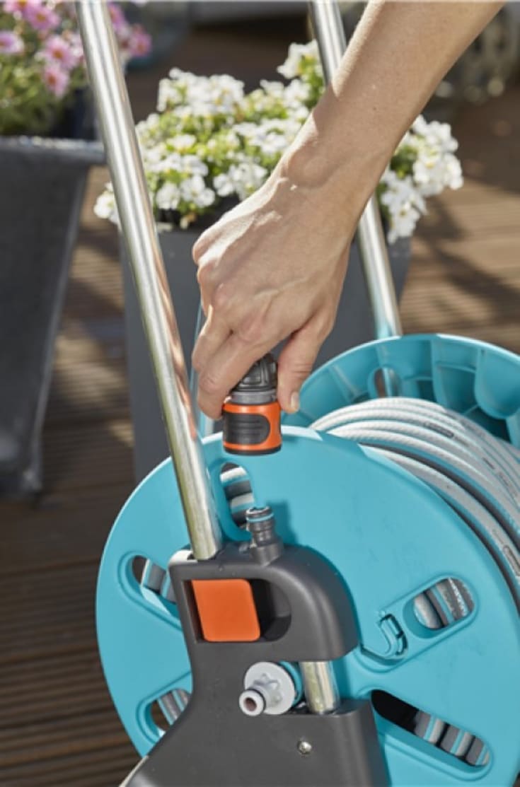 Gardena Cleverroll slangvagn, med slang