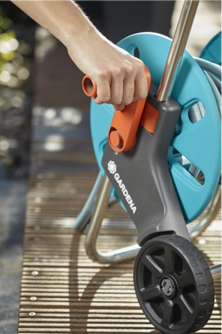 Gardena Cleverroll slangevogn, med slange