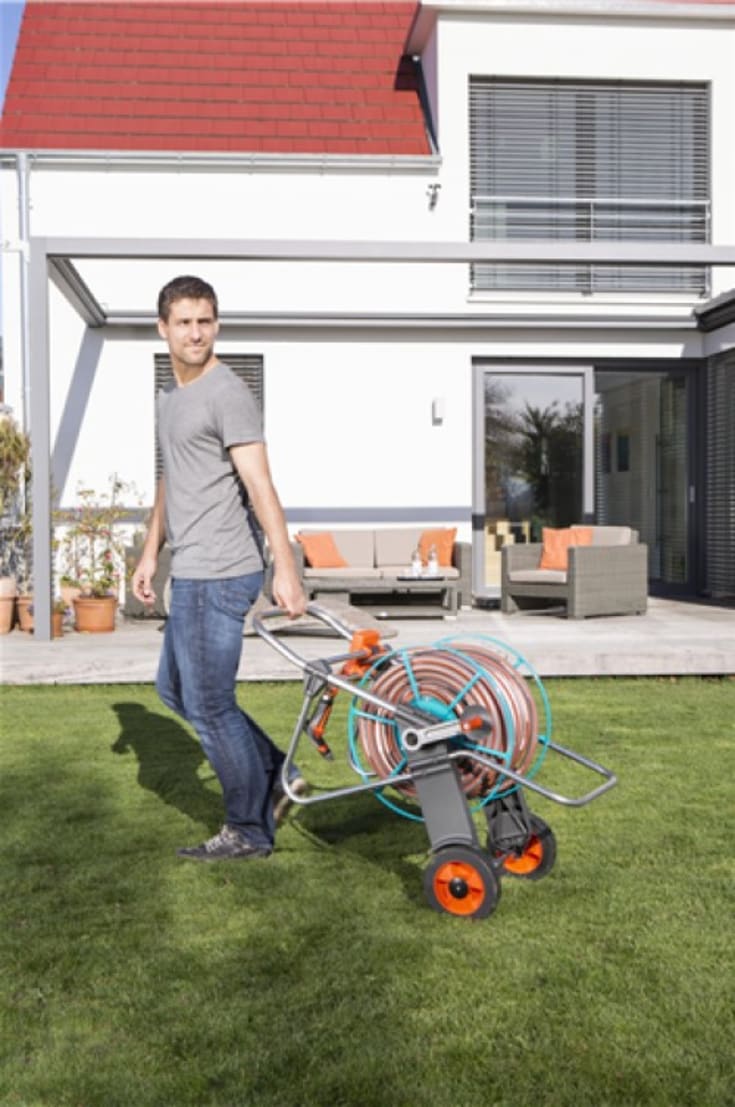 Gardena metal slangevogn