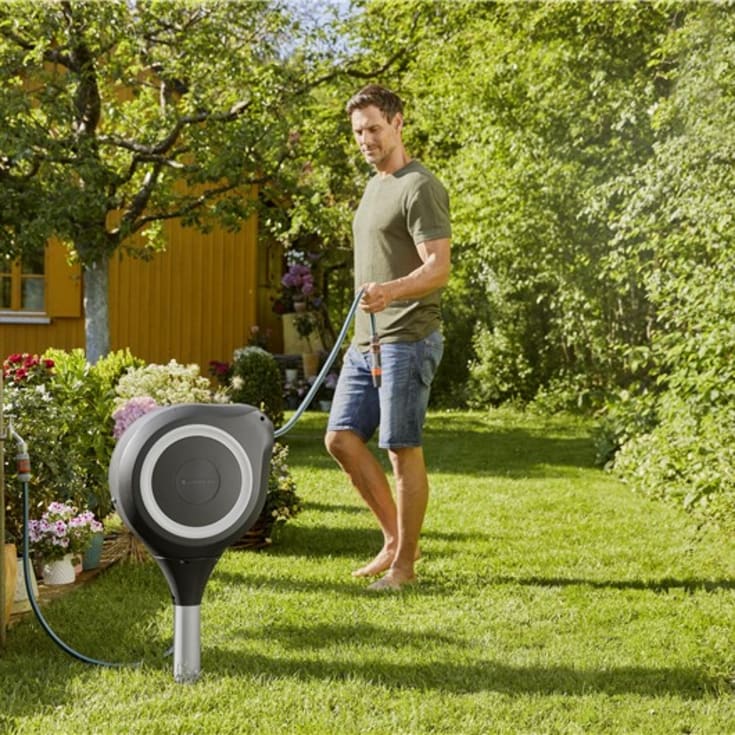 Gardena Rollup M slangeopruller, til have, 20 meter slange