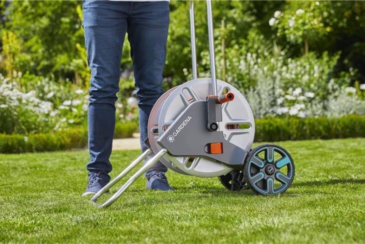 Gardena CleverRoll M slangevogn, metall, høy kapasitet, frostsikker