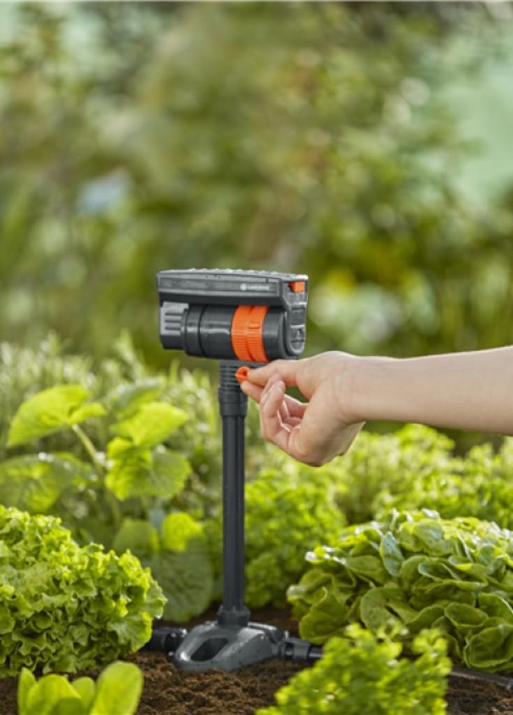 Gardena Micro-Drip forlengelsesrør, justerbar høyde 20–40 cm, 2-pakk