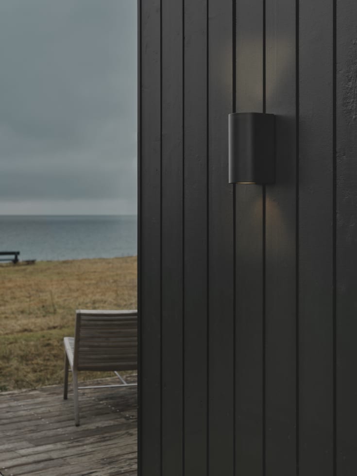 Nordlux Canto Maxi 2 vägglampa utomhus, svart