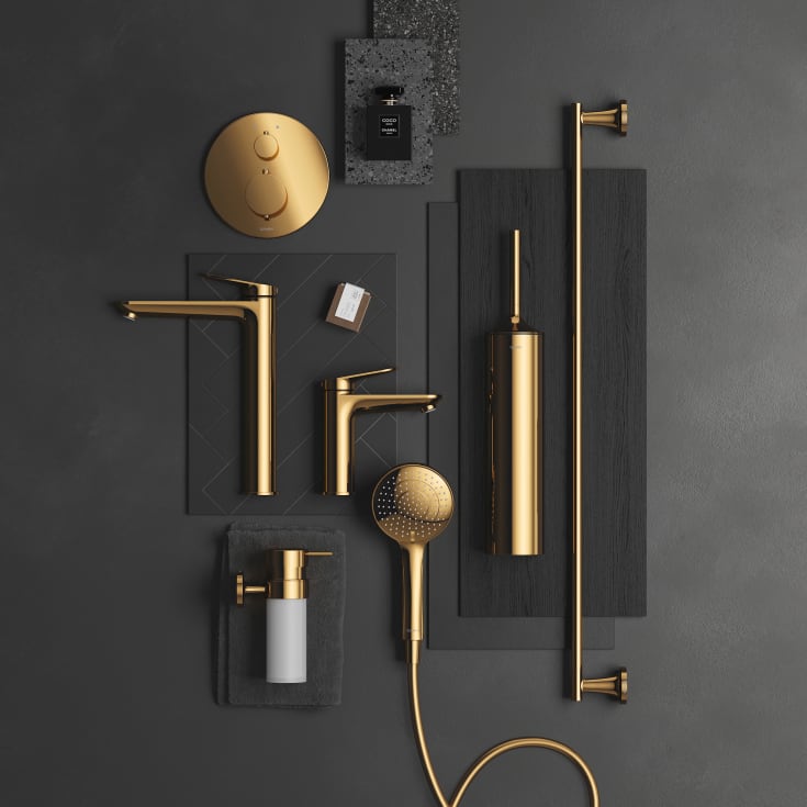 Duravit Wave S håndvaskarmatur, guld