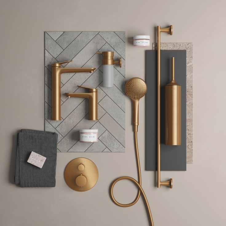 Duravit Wave S servantbatteri, bronse
