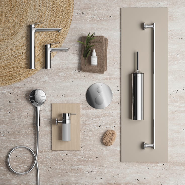 Duravit Waves S tvättställsblandare, krom