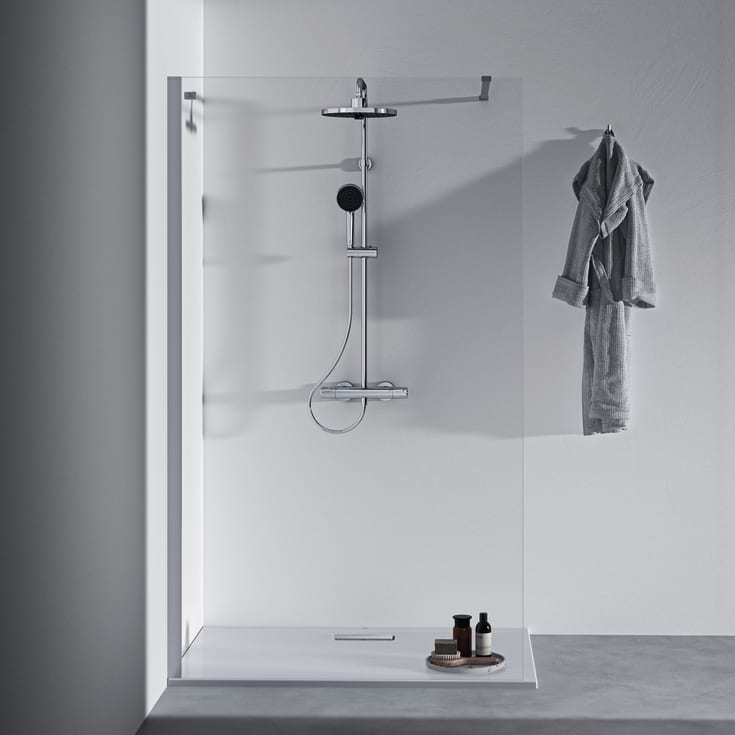 Ideal Standard Ceratherm T25+ brusesæt, vandbesparende, krom
