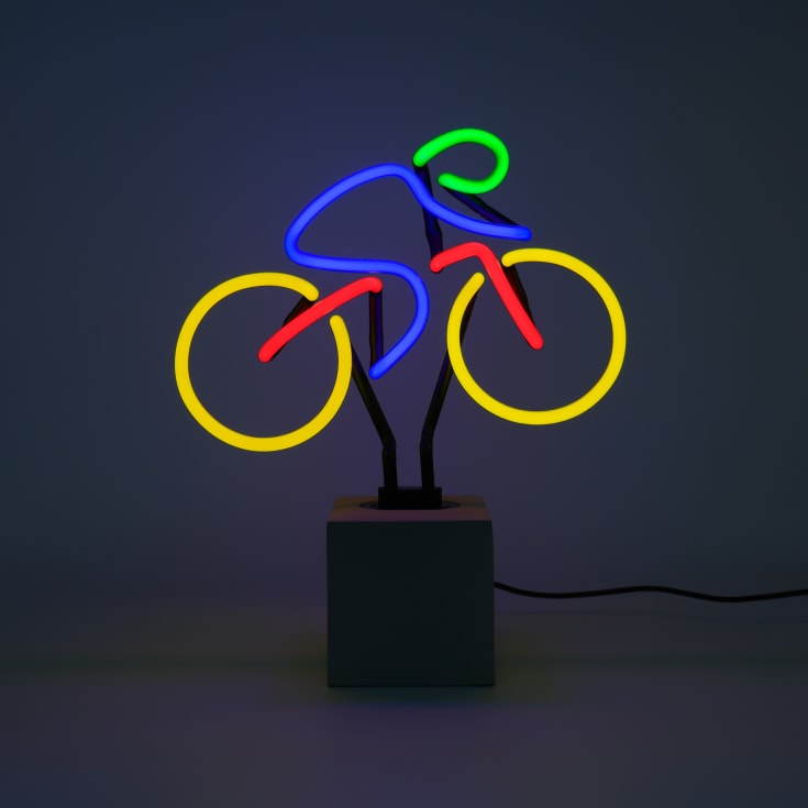 4 st Locomocean Cykel neonskylt