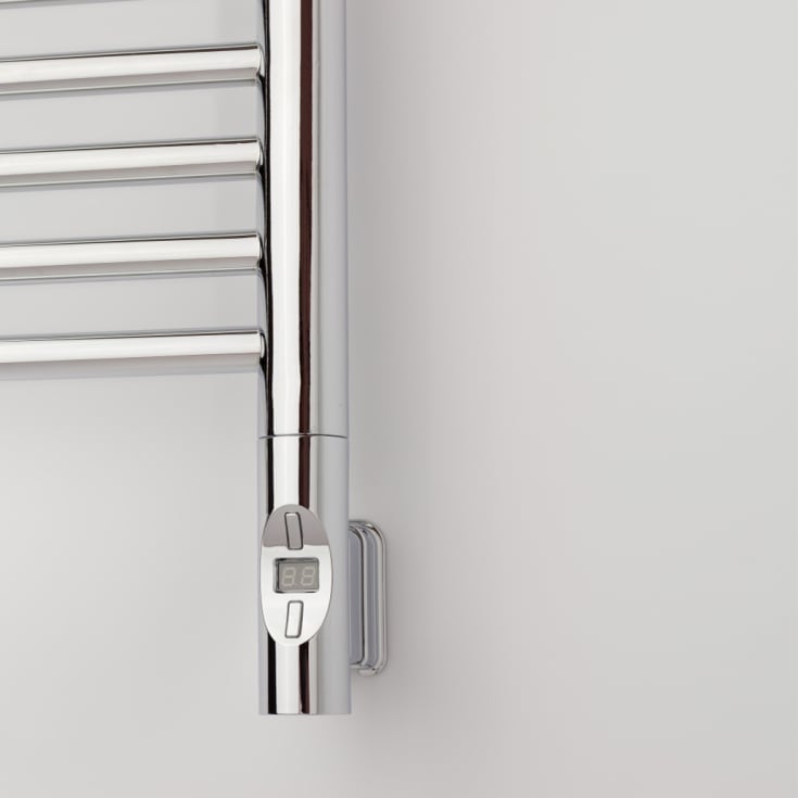 Nuvo 2 elektrisk varmeelement, ½", 300W, rund profil, krom