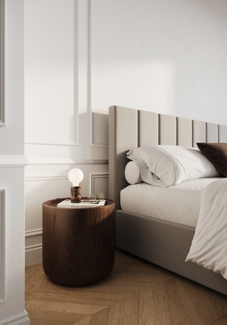 Nordlux Deco E27 globlampa, 3000K, 7,1W, Ø9,5 cm
