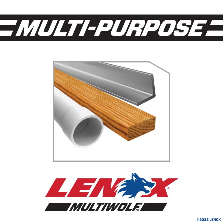 Lenox bajonetsavklinge til metal 10 tpi 200 mm, 25 stk.