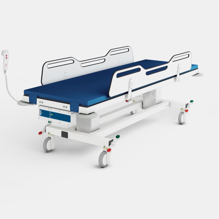Pressalit Care madrass, 69,5x208 cm, blå