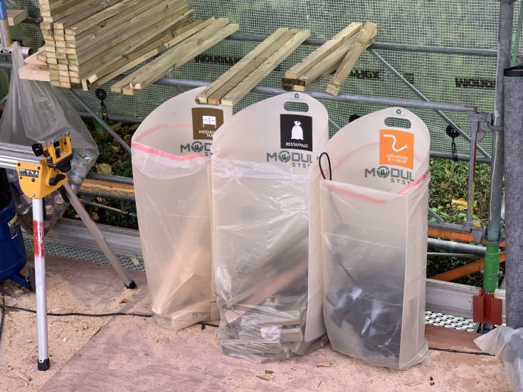 Modulo Pop-up sopkärl/säckhållare för plastsäckar