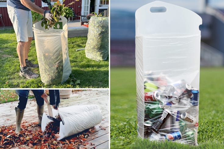 Modulo Pop-up sopkärl/säckhållare för plastsäckar