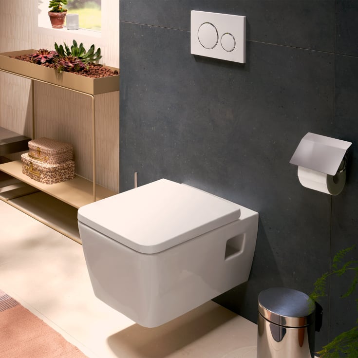 Hansgrohe EluPura Original Q toalettsete, hvit