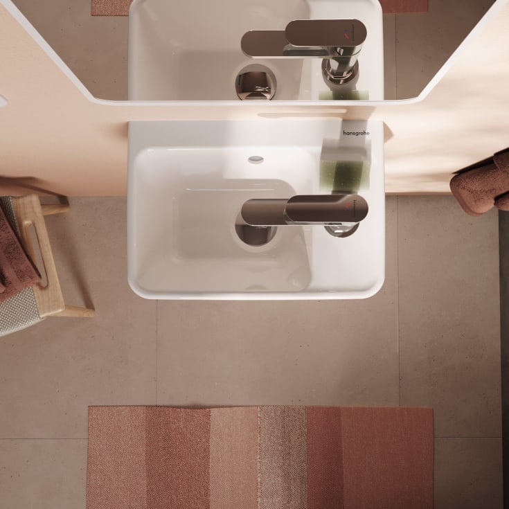 Hansgrohe Xanuia Q tvättställ, 36x25 cm, höger, vit