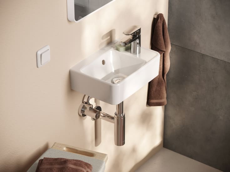 Hansgrohe Xanuia Q tvättställ, 36x25 cm, höger, vit