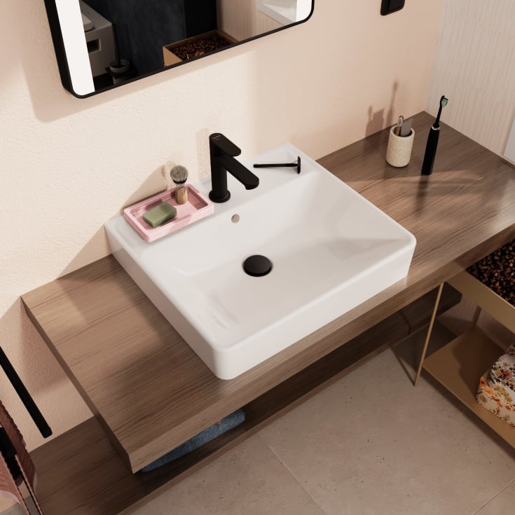 Hansgrohe Xanuia Q tvättställ, 55x48 cm, vit